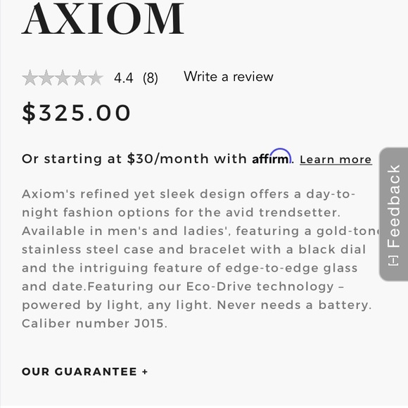 Citizen Axiom Eco-drive Women Watch - Picture 5 of 7